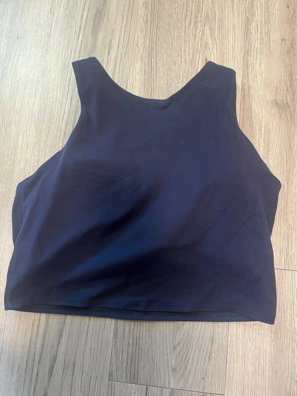 Women’s Athleta Conscious Crop High-Neck Crop Tank Top - Navy, Red, Mint - Picture 2 of 10